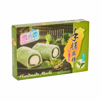 mochi milk with green tea filling