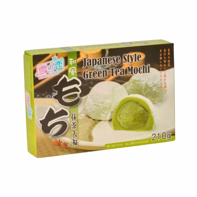 green tea mochi