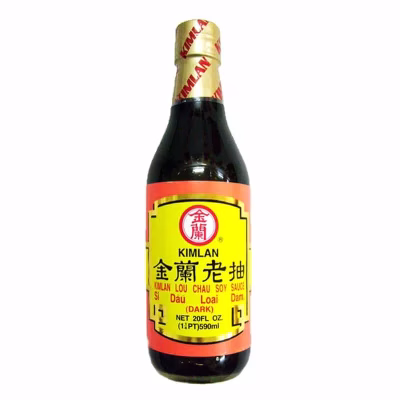 Kimlan Lou Chau dark soy sauce bottle