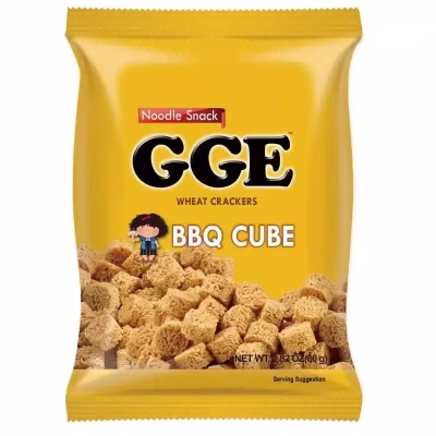 GGE Wheat Cracker - BBQ Flavour 80g - Box of 15 - (BBD:01/07/2026)