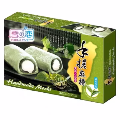 Yuki & Love - Mochi (Milk with Green Tea Filling) Box 150g – Box of 24 - 15% Discount (BBD:2026-06-28)
