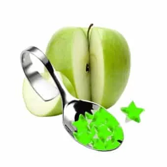 Apple Star Shaped Coconut Jelly