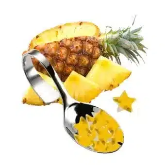 Pineapple Star Shaped Coconut Jelly