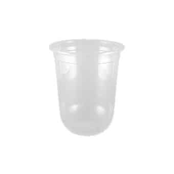 Disposable Plastic Bubble Tea Rounded Q-Cups 500ml