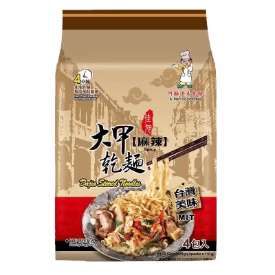 DJ - Dajia Stirred Noodles Spicy Sauce 110gx4 – Box of 8