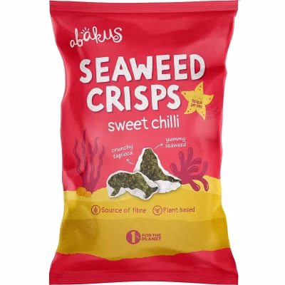 Nurture Brands - Seaweed Crisps Sweet Chilli 18g – Box of 12 - 30% Discount (BBD:2026-06-05)