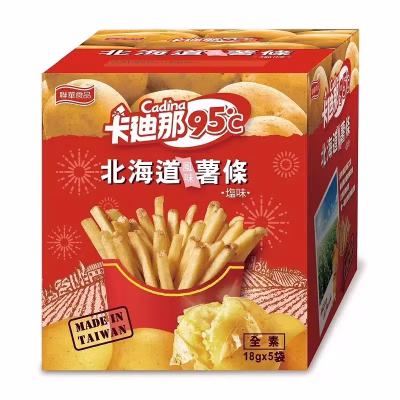 LH - Cadina 95°C Potato Fries Salt 18gx5 – Box of 12