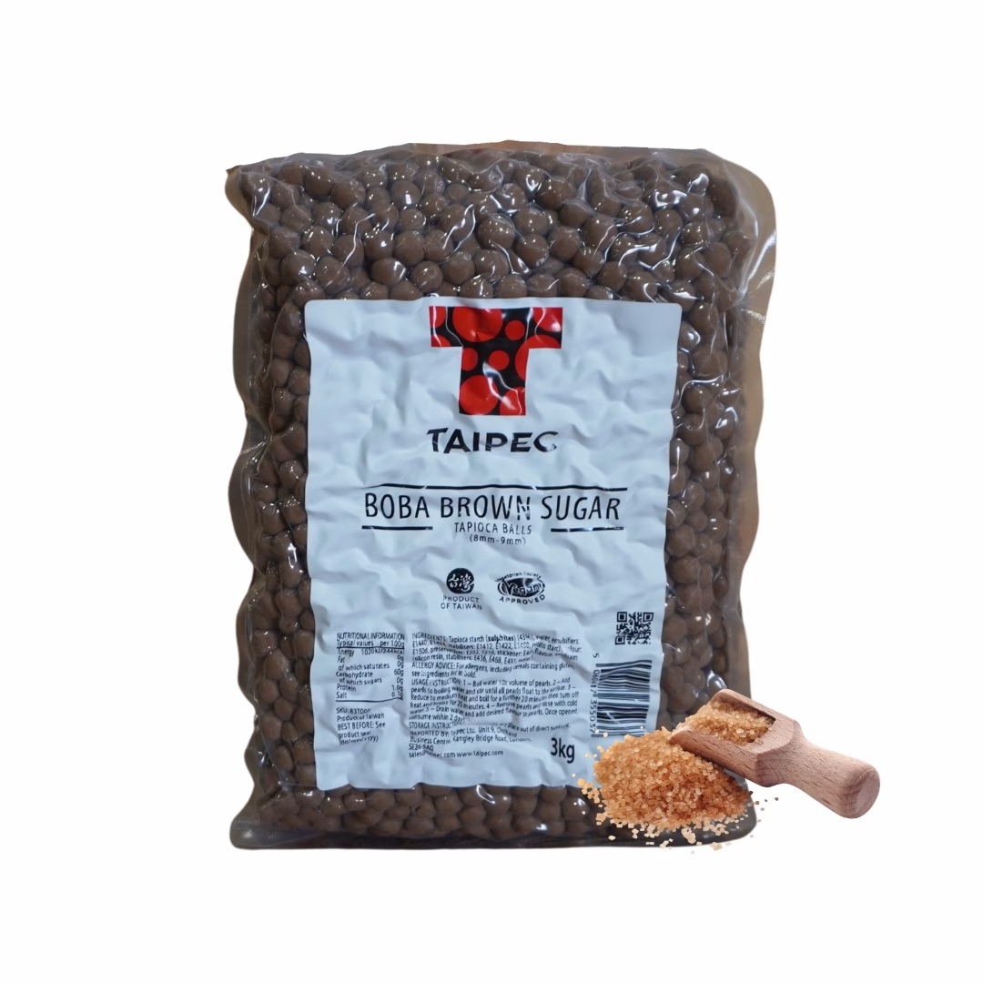 Regular Brown Sugar Tapioca Balls (8mm-9mm) 3kg – Box of 6 - Image 2