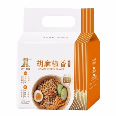 Dry Noodles Sesame Pepper 12x129g - Box of 4
