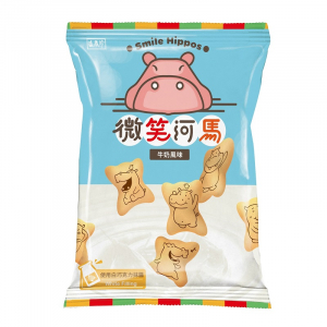 Smile Hippo Biscuits - Milk Flavour