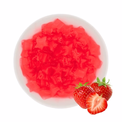 Strawberry Star Shaped Coconut Jelly 2.85kg – Box of 4