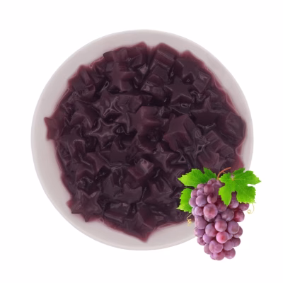 Grape Star Shaped Coconut Jelly 2.85kg – Box of 4