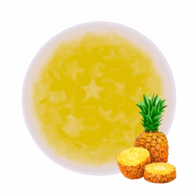 Pineapple Star Shaped Coconut Jelly 2.85kg – Single Unit