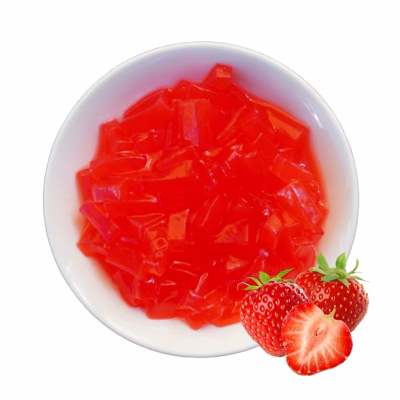 Strawberry coconut jellies