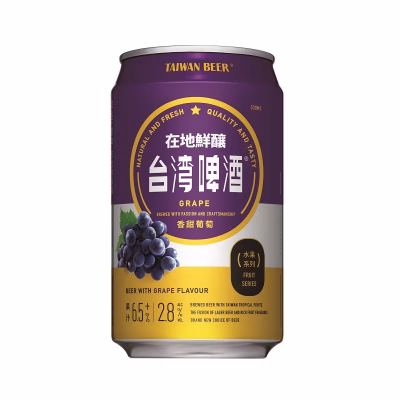 Taiwan Beer Fruit Series Grape 330ml - Box of 24