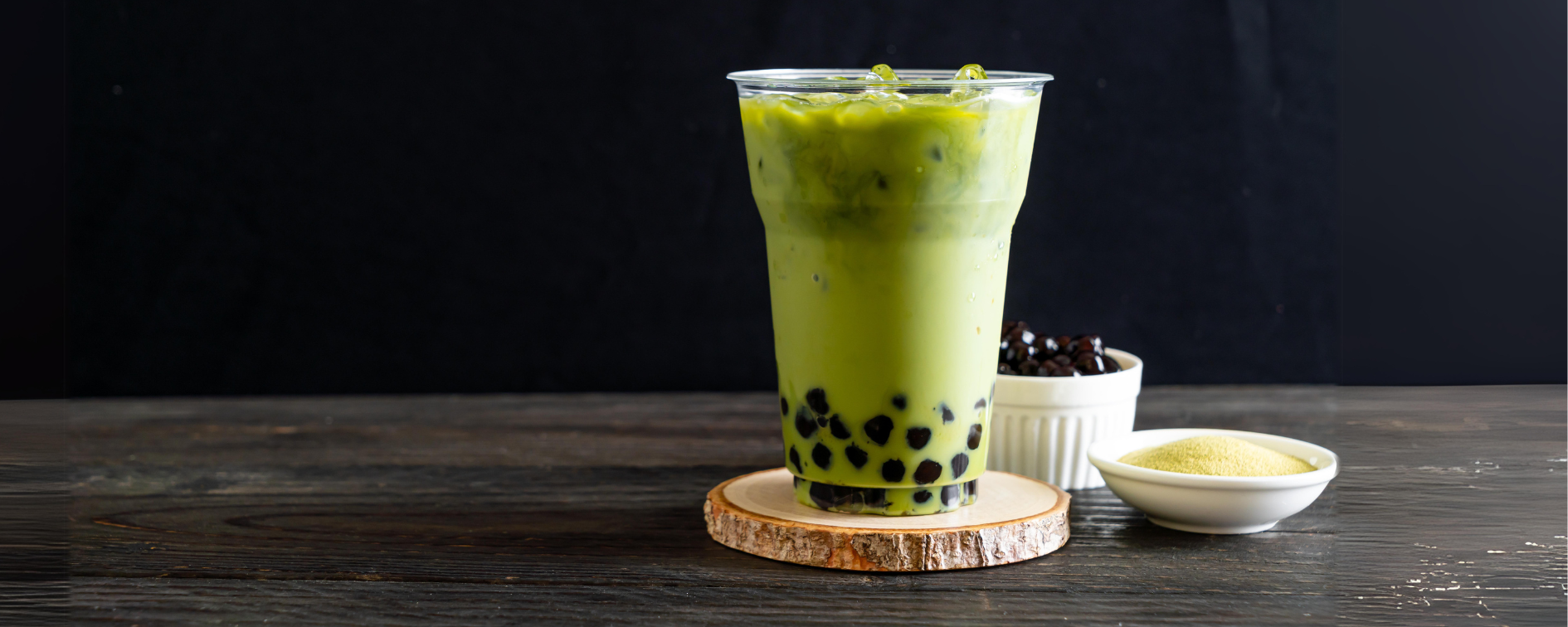 Matcha bubble tea