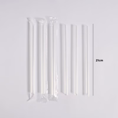 85LT21 Transparent Wide-diameter PP Straws