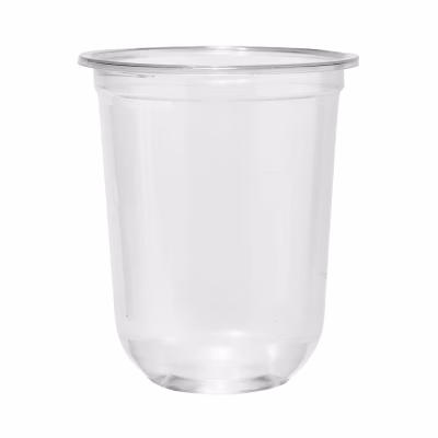 round 500ml Q PP transparent cup