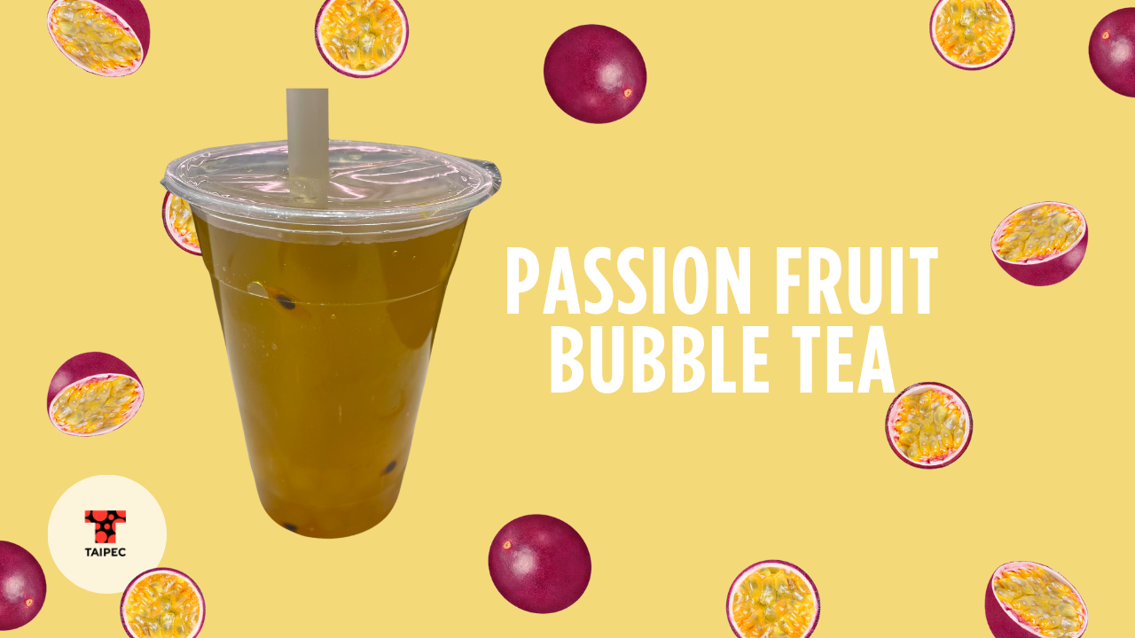 Passion fruit bubble tea