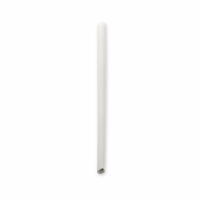 Thick Tea Biodegradable Straw 12mm x 23cm - White - 125pc – Box of 16