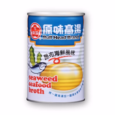 Bull Head - Seaweed Seafood Broth 411ml – Box of 24