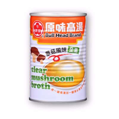 Bull Head - Clear Mushroom Broth 411ml – Box of 24