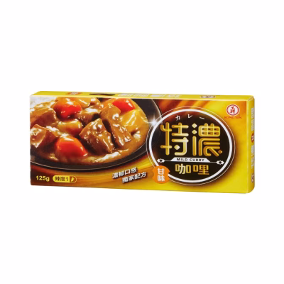 Kong Yen - Thickened Instant Curry (Mild) 125g  – Box of 24