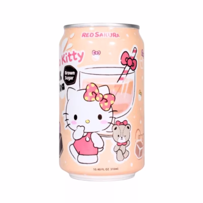 Red Sakura - Hello Kitty Brown Sugar Milk Tea 310ml – Box of 12