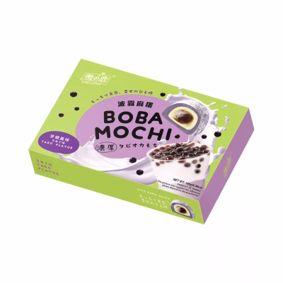 Yuki & Love - Boba Mochi Taro 30gx6 – Box of 24 - 15% Discount (BBD:2026-06-28)