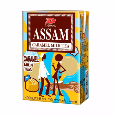 T. Grand - Assam Caramel Milk Tea 400ml – Box of 24 - 15% Discount (BBD:2026-06-30)