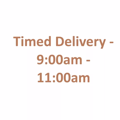 TIMED delivery 09.00 - 11.00 – Box of 1