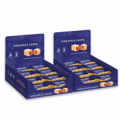 LUNAR BAKES - Pineapple Cakes (16-pack) 50gx16 – Box of 2