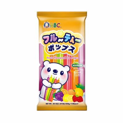 ABC - Bear fruity freeze at home pops assorted 850g – Box of 10