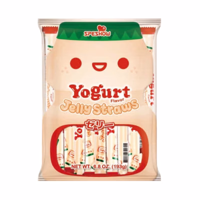 ABC - Jelly Straws yoghurt flavour 193g – Box of 30