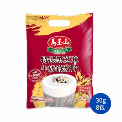 GM - Extra Rich Black Sesame Milk Oatmeal 30gx8 – Box of 12