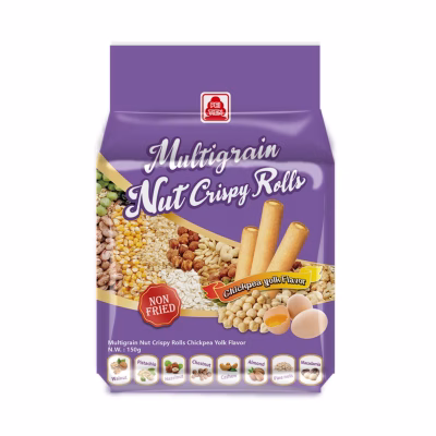 Multigrain Nut Crispy Roll Chickpea Yolk Flavour 150g - Box of 12