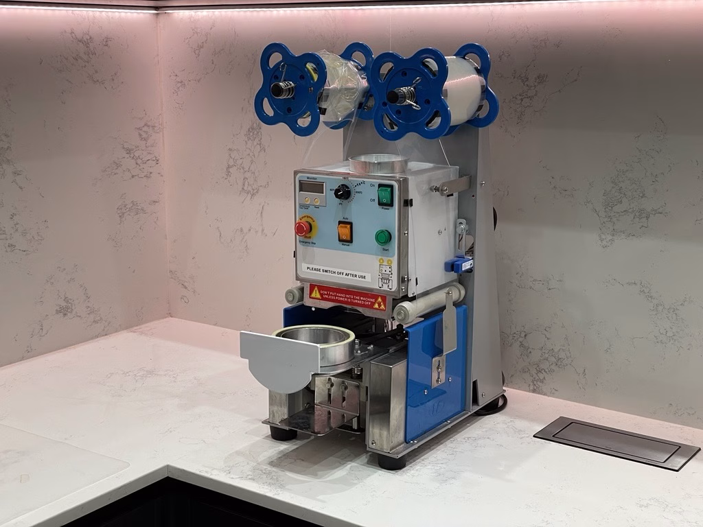 Taipec bubble tea cup sealing machine