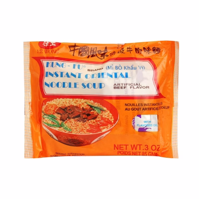 Artificial Beef Flavour Chinese-Style Instant Noodles