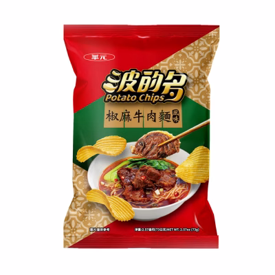 Spicy Braised Beef Noodle Flavour Potato Chips