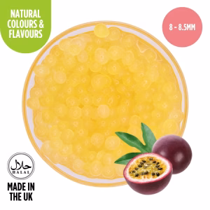 83PB01 Passion Fruit Popping Balls (Natural Coloured and Flavoured)