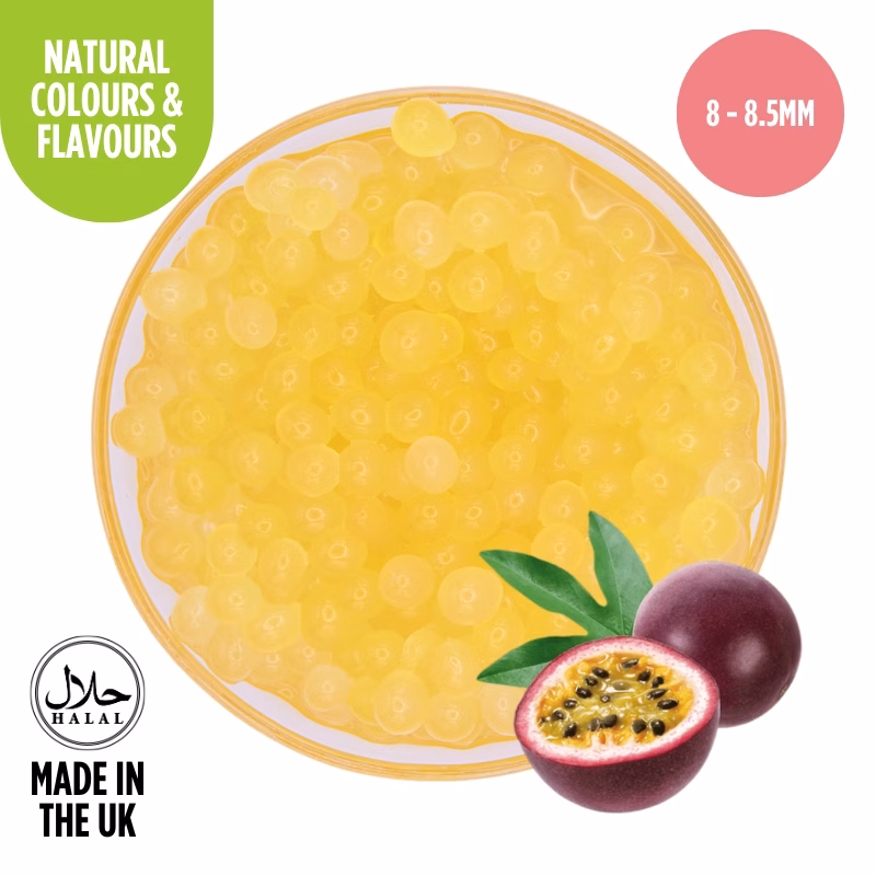83PB01 Passion Fruit Popping Balls (Natural Coloured and Flavoured)
