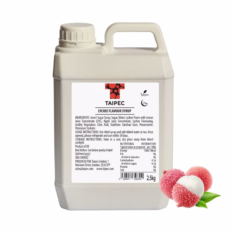 849A02 Lychee Flavour Syrup