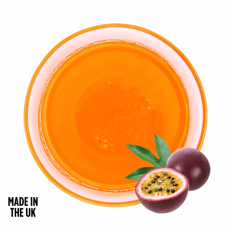 passion fruit flavoured syrup