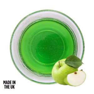 green apple flavoured syrup