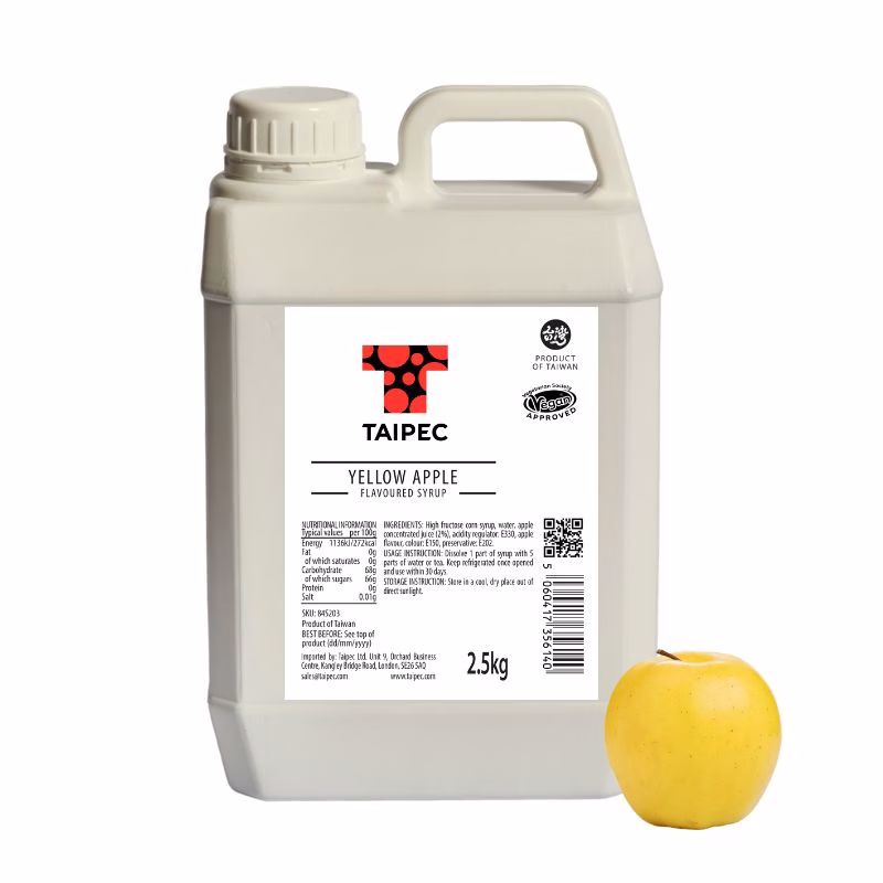 84S203 84S203 Yellow Apple Flavoured Syrup 2.5kg