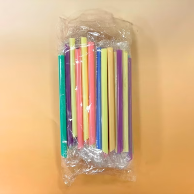 85BB01 Colourful Wide-diameter PP Straws