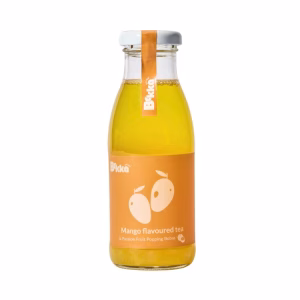 Mango Flavoured Tea with Passion Fruit Popping Bobas