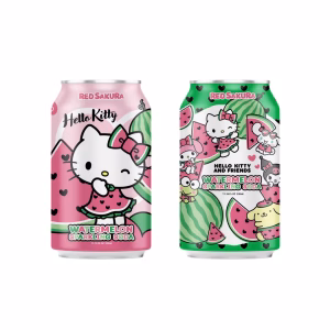 Hello Kitty Watermelon Sparkling Soda