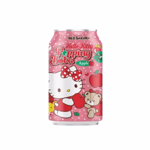Hello Kitty Apple Popping Boba Drink