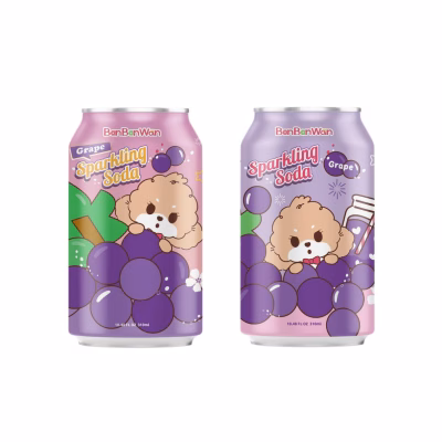 Bonbonwan Grape Flavour Sparkling Soda